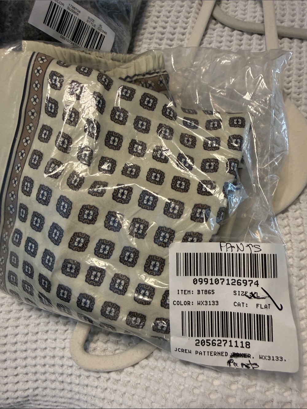 J. Crew Cosmo Wide Leg Pants in Foulard Print 100% Soft Viscose Fabric NWT XL - Picture 9 of 10